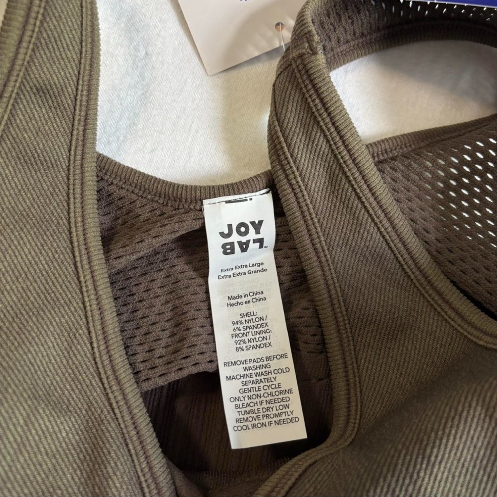 Joy Lab NWT Women's XXL Standard Fit Body Suit Gray Green - Picture 4 of 4